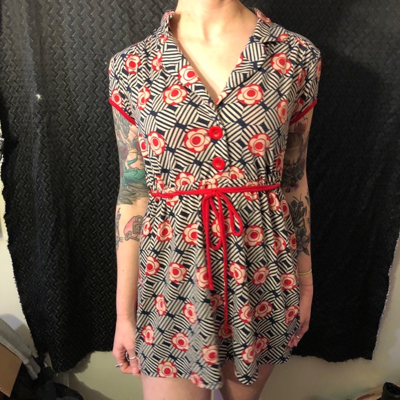 Cute Vintage Mini Dress